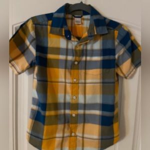 Boy’s Gymboree Brand Blue/Yellow Short Sleeve Shirt M (7/8)
